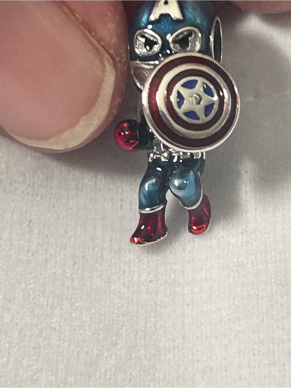 Pandora Marvel Avengers Captain America Charm